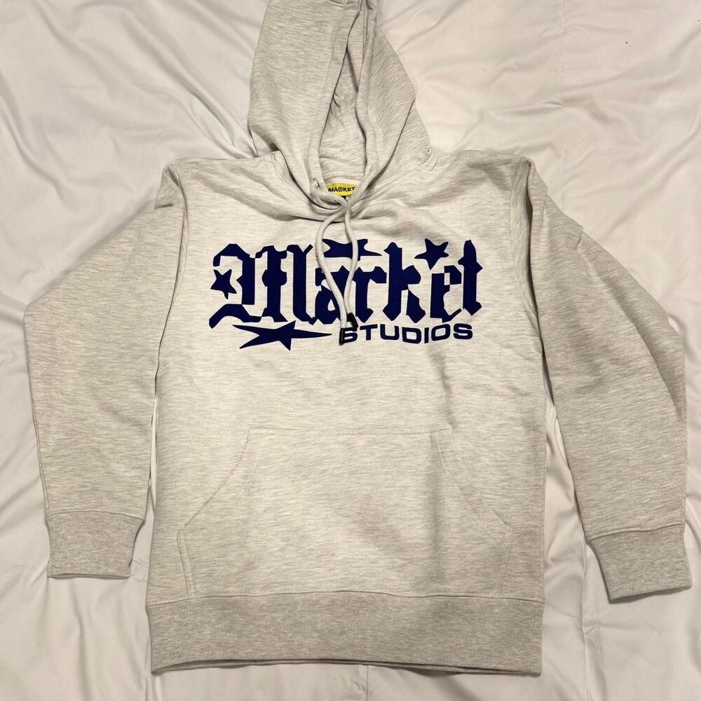 Market Men's Grey Hoodie